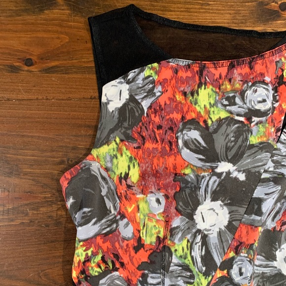 Rachel by Rachel Roy Cut Out Floral Print Dress in excellent condition - Picture 4 of 9